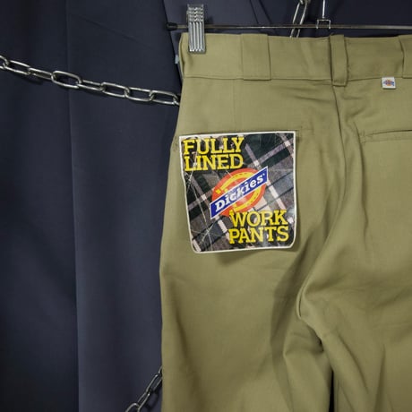 80s Dickies USA made Deadstock Fully Lined Flannel Liner Work Pants
