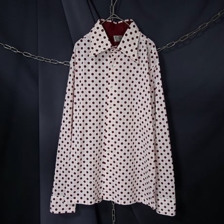 DI PELLINI ROMA PolkaDot L/S Fake Clerical L/S Shirts