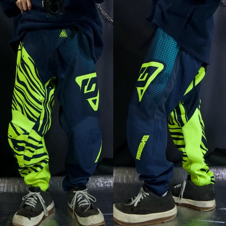 Answer 3D Draping Banana Cut Asymmetry Cyber Full Graphics Racing Pants
