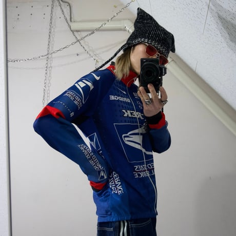 Italy Made TREK Cycling Track Jacket / Sponsor [NIKE,VISA,USPS]