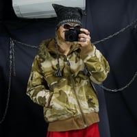 90s Camouflage Nylon PU Coated Short Length MA1×N2B Bomber Flight Jacket