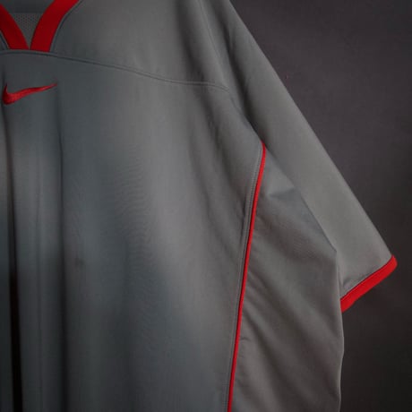 NIKE Football Succer Center Small Swoosh Embroidery V-Neck S/S Game Shirts