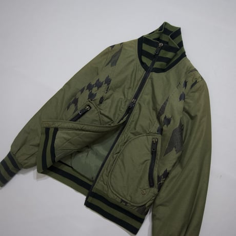 DIESEL Graphic Highneck Bomber Jacket