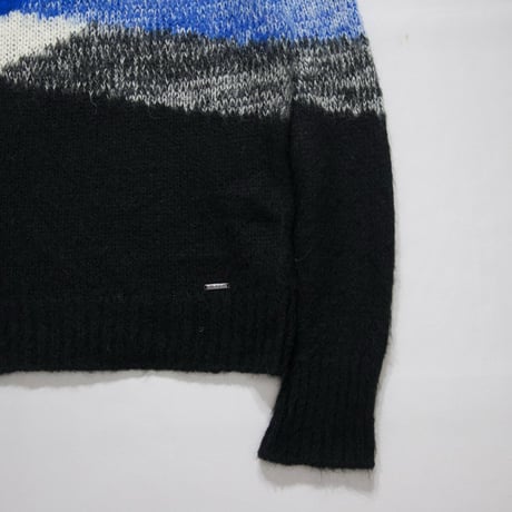 Diesel Made in Italy Abstract Patterns Mohair Knit