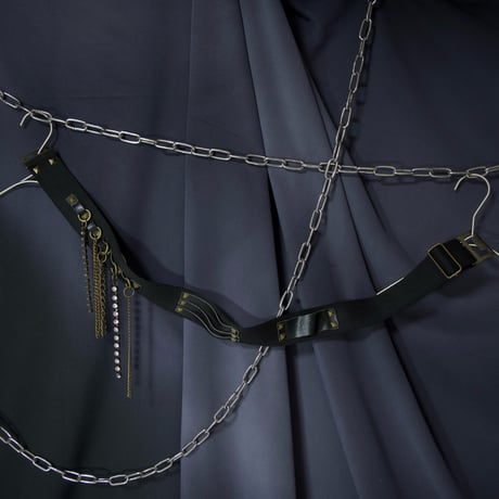 Cook Jeans Chains & Studs PU Leather Belt