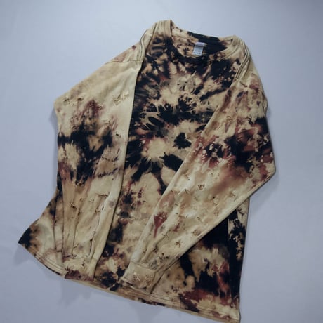 Decadente/Blood Splatter Tie-Dye Patterns Boro,Crush,Damage L/S Tee