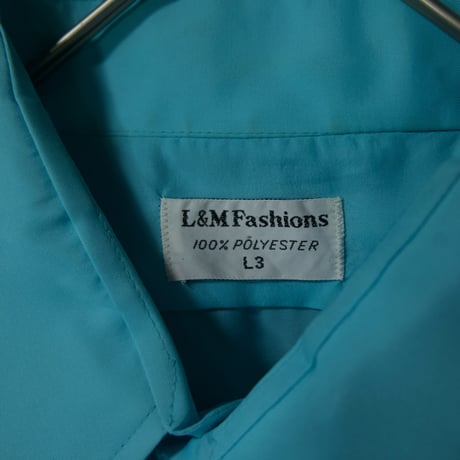 L&M Fashions Turquoise Blue Twill L/S Frills Shirts
