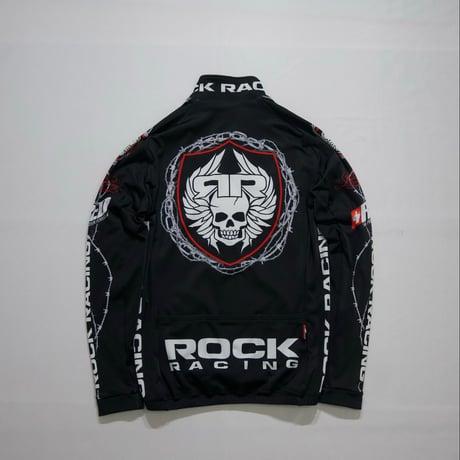 ROCK RACING Italy made Skull BarbedWire Cycling Track Jacket