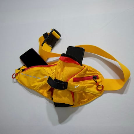 NIKE 3Pockets Velcro Tape TechDesign One shoulder Waist Bag