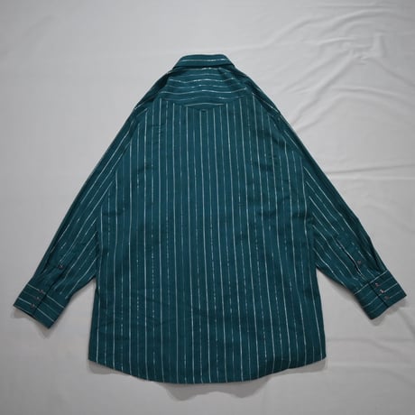 PANHANDLE SLIM Glitter Stripe Oversized L/S Western Shirt