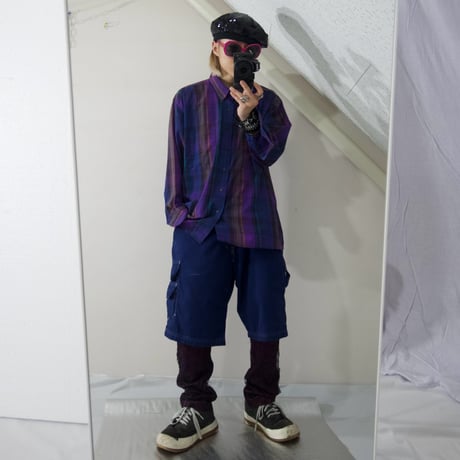 80s TRIPP nyc USA made Flower Lace Rayon Design Boots Cut Pants