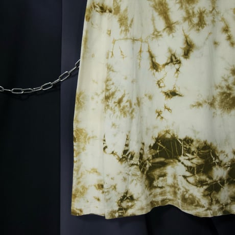 USED Barbed Wire Like Tie-Dye Bleached L/S Tee