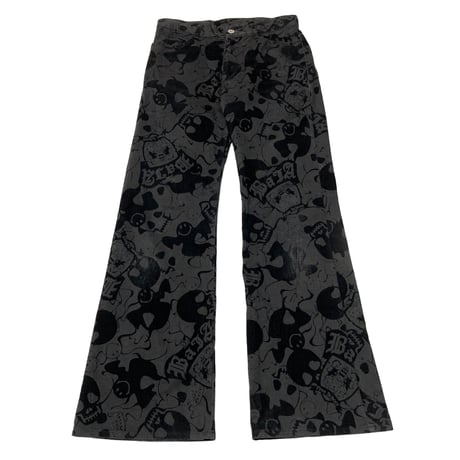 Baja Skull&Smile Semi-Flare Pants