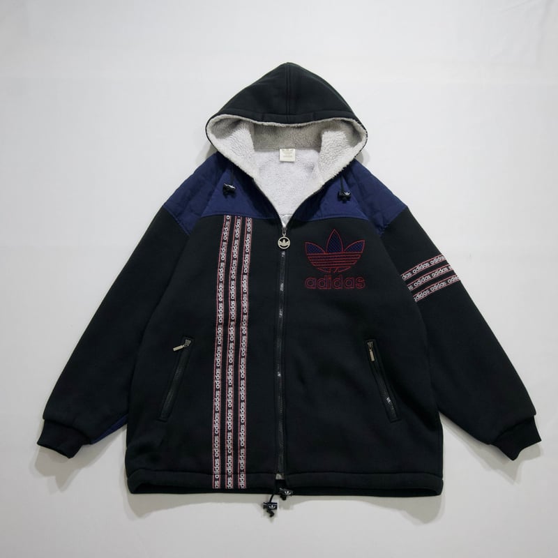 90s Adidas Descente AA-5140 Zip Sweat Hoodie |