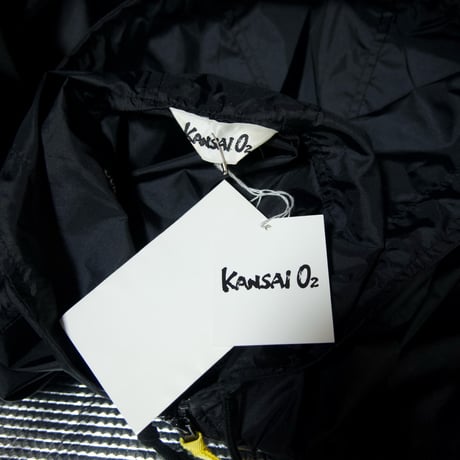 80s~90s Kansai O2 Deadstock Halfzip Nylon Anorak Hoodie Jacket