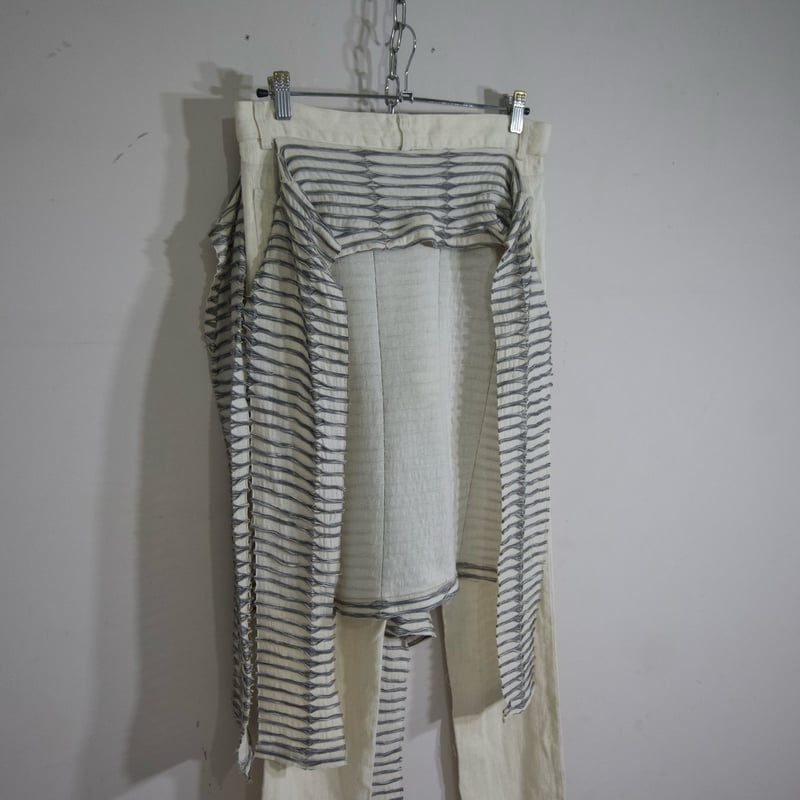 RAF SIMONS 2006ss DockingTee Linen Pants | HOW