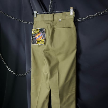 80s Dickies USA made Deadstock Fully Lined Flannel Liner Work Pants