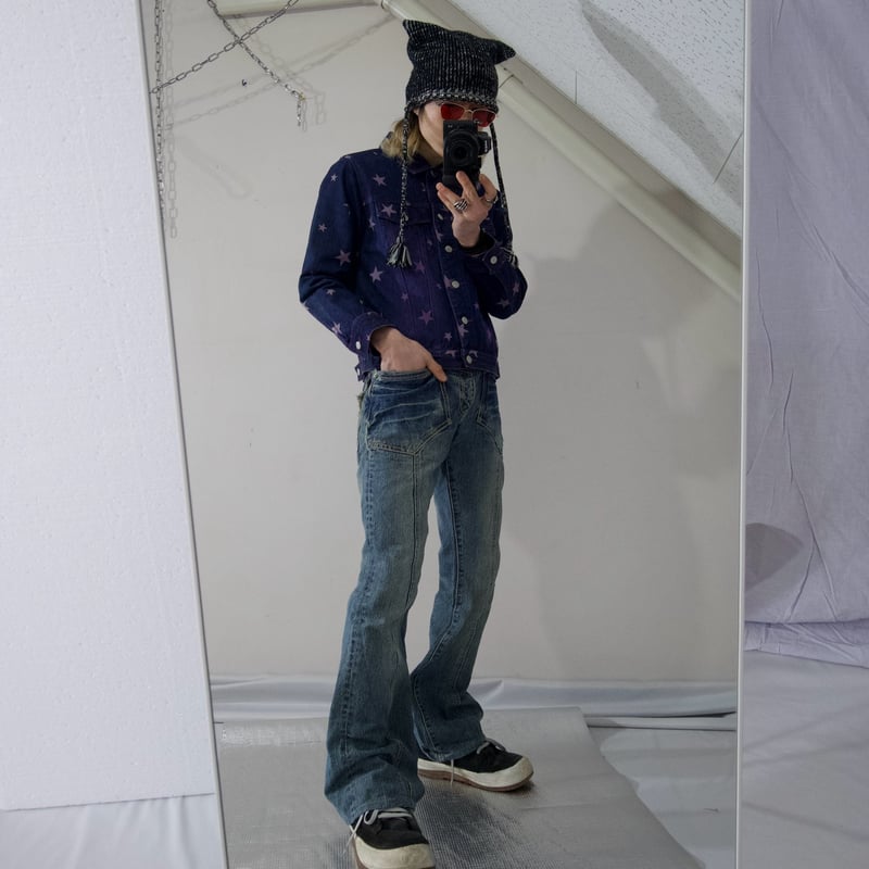 パンツ 00s morgan vintage wash flared denim Y2K Y2K_Bottoms_0045_28.10.