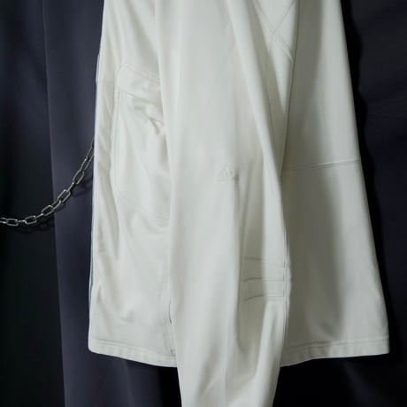 00s c2000 Adidas 4Pockets Rubber PerformanceLogo Silver Zip Track Jacket