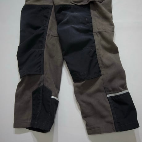 OPSIAL Euro Work Gimmick Junk BORO Reflector Tape Double Knee Cargo Pants