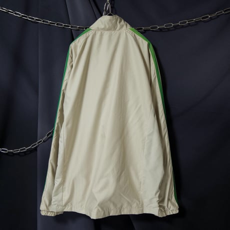 00s c2006 Adidas Setup Silky Beige Gradation Green Three Line Track Jacket Pants