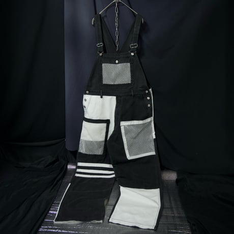 MAGICMUSHROOM Prisoner Work Boarders Baggy Denim Overall