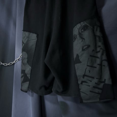 10s PARADOX NewWave Graphic Patches Wide Sweat Short Pants