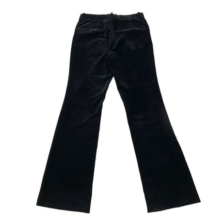 TORNADO MART Velor Flare Pants