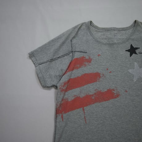 Marithe Francois Girbaud NaShirts Draping Stars And Stripes S/S Tee