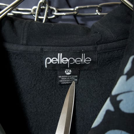 90s~00s Pelle Pelle Psychedelic Tiger Rhine Stone Frocky Graphics Heavyweight FullZip Sweat Hoodie