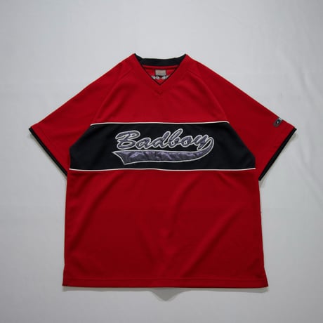 BADBOY Embroidery Football S/S V Neck Game Shirts