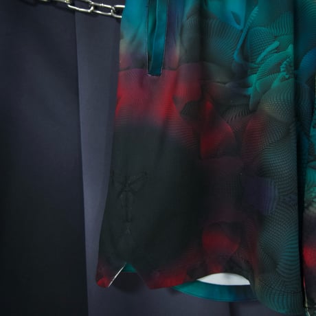 NIKE “10s TUNE Spice” Fractal DeepSea&Galaxy Psychedelic Full Graphic Easy Baggy Short/Track Pants