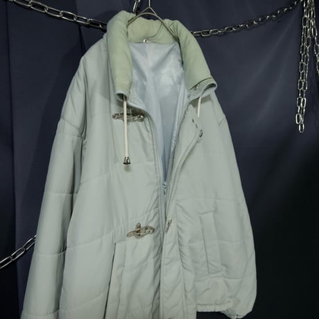 ITALY made Deformation Short Length Box Silhouette Padding Fireman Jacket/Mountain Hoodie