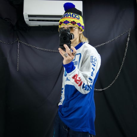 90s USA made HALLMAN RACING L/S Game Shirts