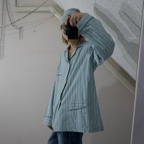“Grunge Spice” Euro USED Stripped L/S Pajama Shirts