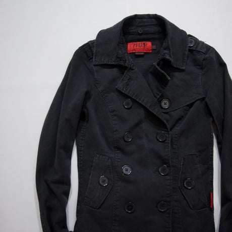 TRIPP NYC Double Breasted Napoleon Jacket / PeaCoat