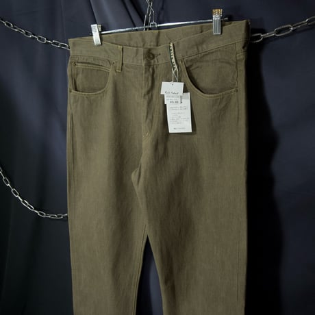 00s c2002 Karl Helmut Deadstock Lye Color Loose Straight Denim