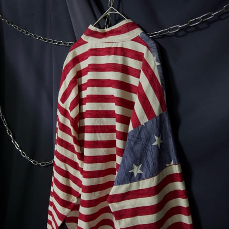 USA made StarsAndStripes HalfZip Pullover Shirts Jacket