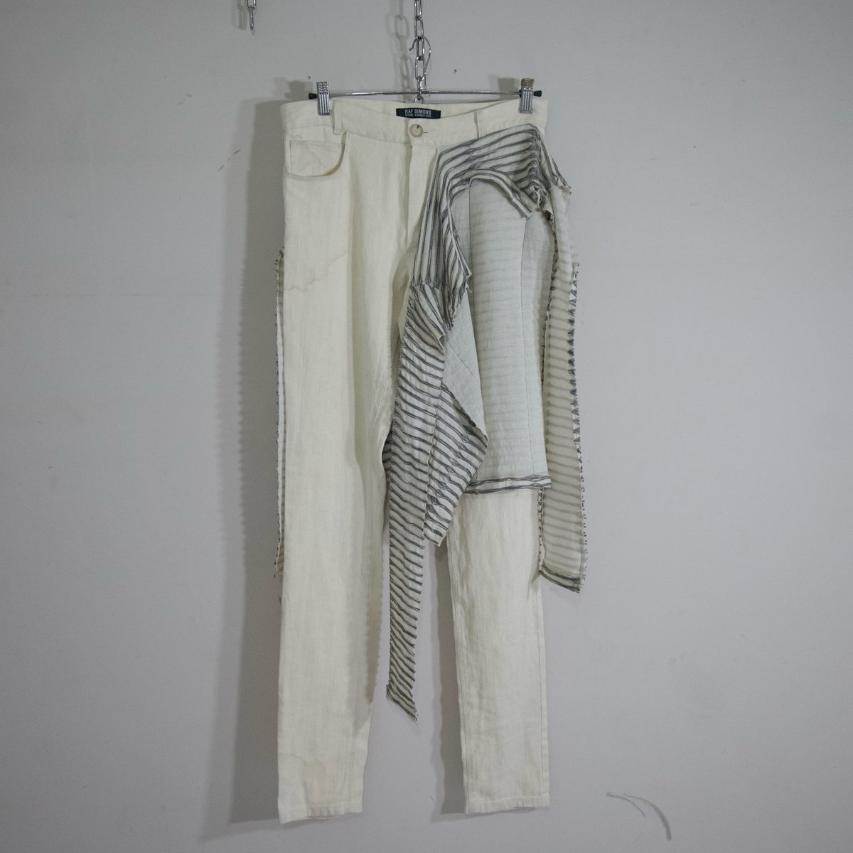 RAF SIMONS 2006ss DockingTee Linen Pants | HOW RAF SIMONS 2006ss DockingTee Linen Pants | HOW