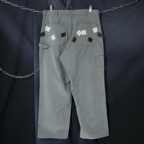 90s c1999 Karl Helmut Embroidery Logo Patches Carpenter Baggy Corduroy Pants