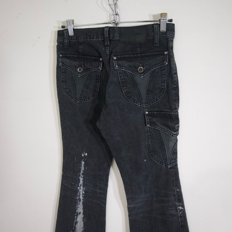 5351 Pour Les Hommes Faded Wash Black Leather S