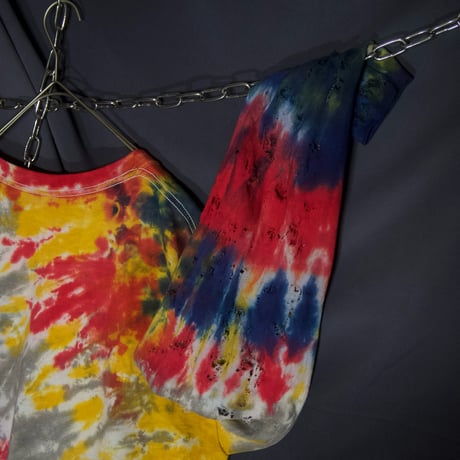 Psychedelics/Ethnics Tie-Dye Patterns Boro,Crush,Damage L/S Tee