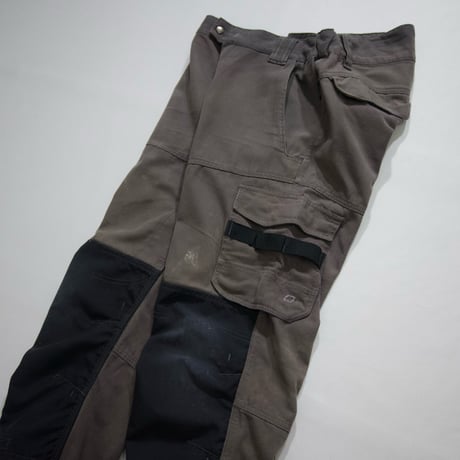 OPSIAL Euro Work Gimmick Junk BORO Reflector Tape Double Knee Cargo Pants