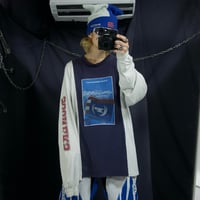 Phat Farm×90s SOONERS Collage Football Rebuild Docking L/S Tee