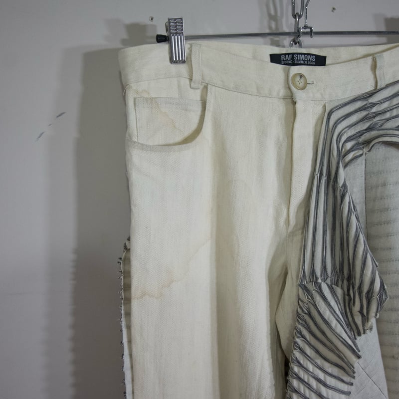 RAF SIMONS 2006ss DockingTee Linen Pants | HOW RAF SIMONS 2006ss DockingTee Linen Pants | HOW