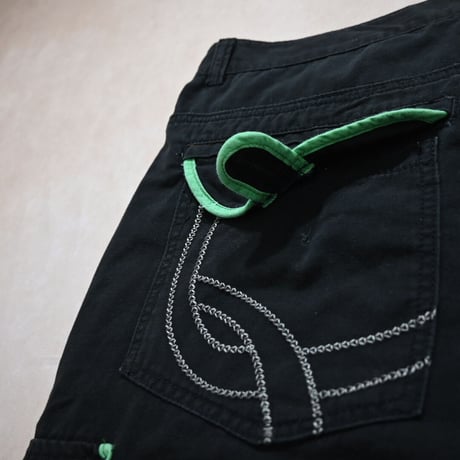 COOGI NeonPiping Design Wide Shorts