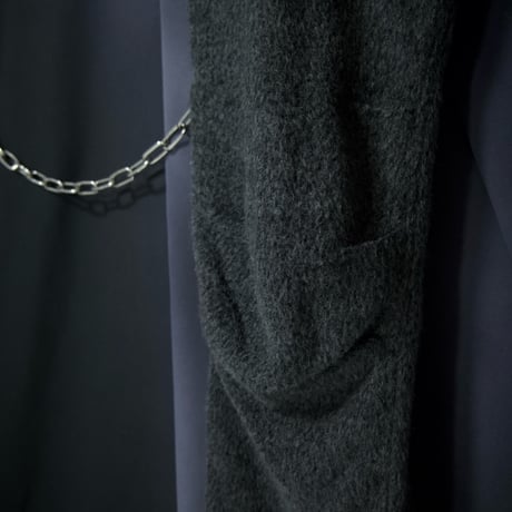 90s beauty beast Mohair×Rayon 3D Cutting Wool Pants
