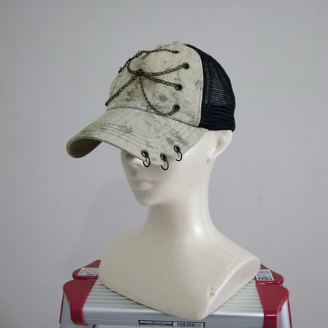 USED Chains Custom Tie-dye Mesh Cap