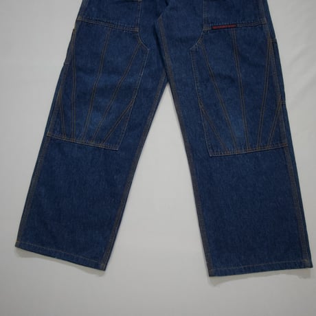 BadBoy Double Knee Embroidery Carpenter Baggy Denim