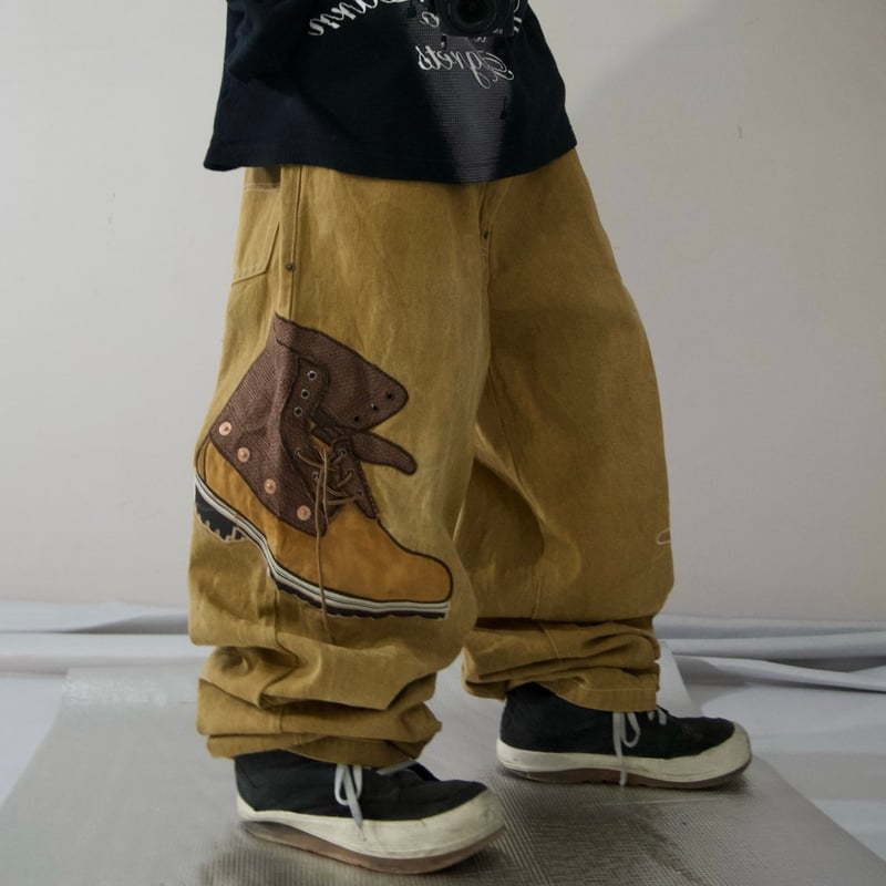 RAWBLUE Timberland Yellow Boots Motif Embroider
